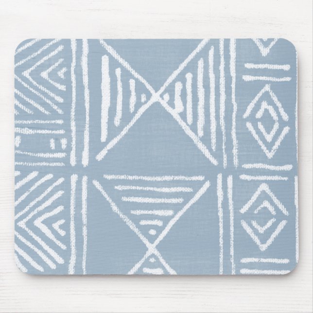 Chambray Mud Cloth Mouse Pad Mousepad (Vorne)