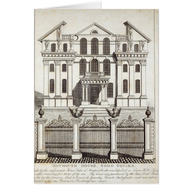 Chambre de Monmouth, carré de Soho (Devant)