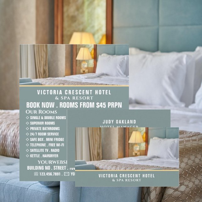 Chambre d'hôtel, Hôtel Carte de visite d'hébergeme (Créateur téléchargé)