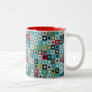 Chambre Familiale Squircleghan 11 oz Mug à deux to