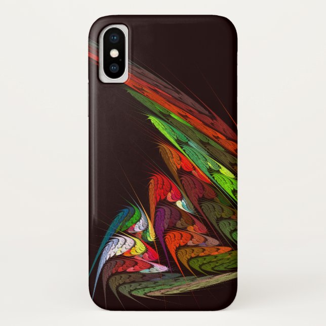 Chameleon Abstrakt Art Case-Mate iPhone Hülle (Rückseite)