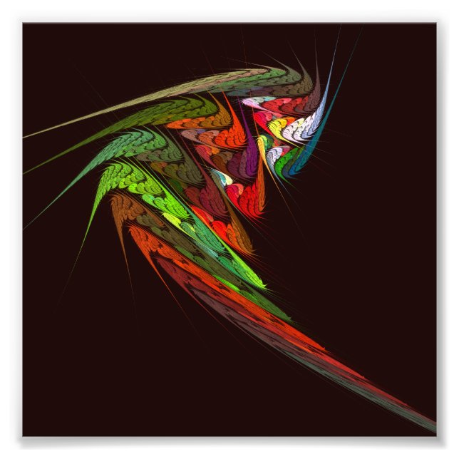 Chameleon Abstrakt Art Foto drucken (Vorne)