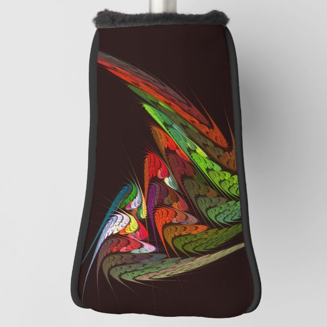 Chameleon Abstrakt Art Golf Headcover (Rotieren 90)