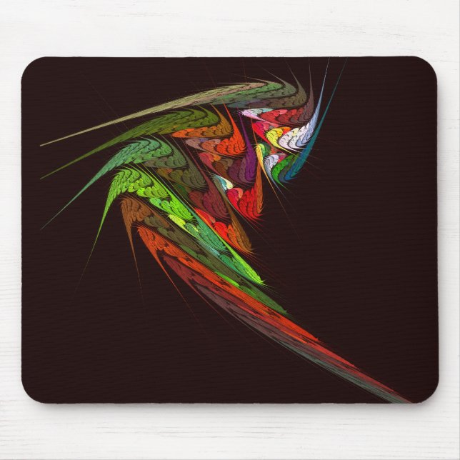 Chameleon Abstrakt Art Mousepad (Vorne)
