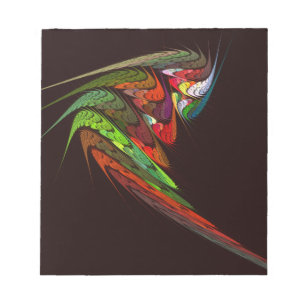 Chameleon Abstrakt Art Notepad Notizblock