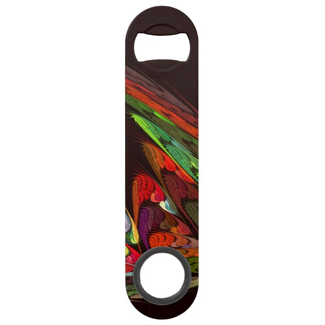 Chameleon Abstrakt Art Speedflaschenöffner (Vorderseite)