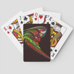 Chameleon Abstrakt Art Spielkarten
