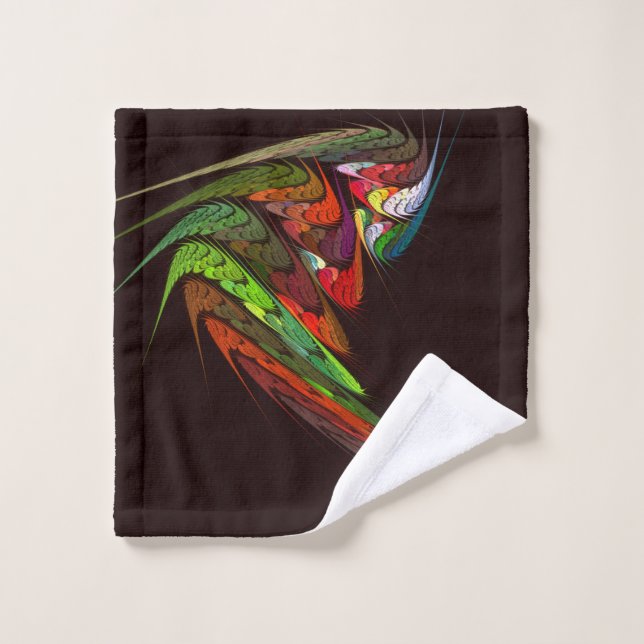 Chameleon Abstrakt Art Waschlappen (Waschlappen)