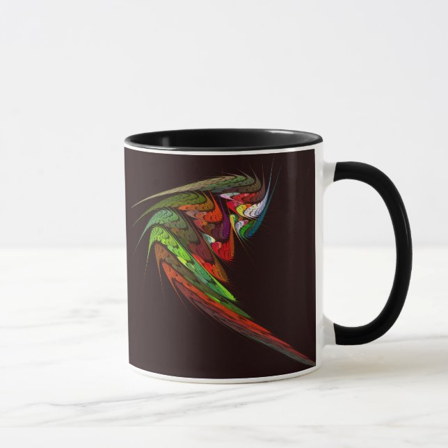 Chameleon Abstrakt Coffee Tasse (Rechts)