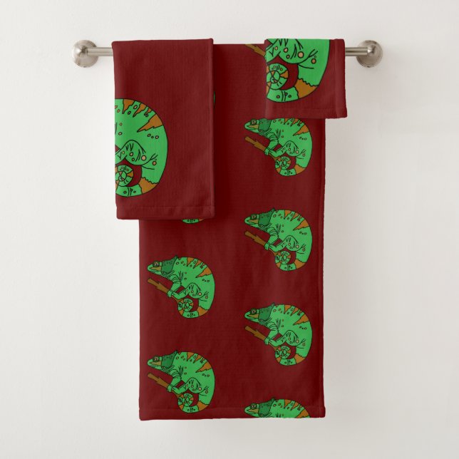 Chameleon Badhandtuch Set (Insitu)