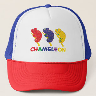 Chameleon Changing Colors Truckerkappe