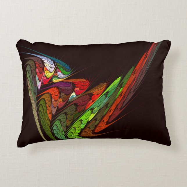 Chameleon Coussin d'accent d'art Abstrait (Devant)