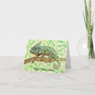 Chameleon Dankeskarte