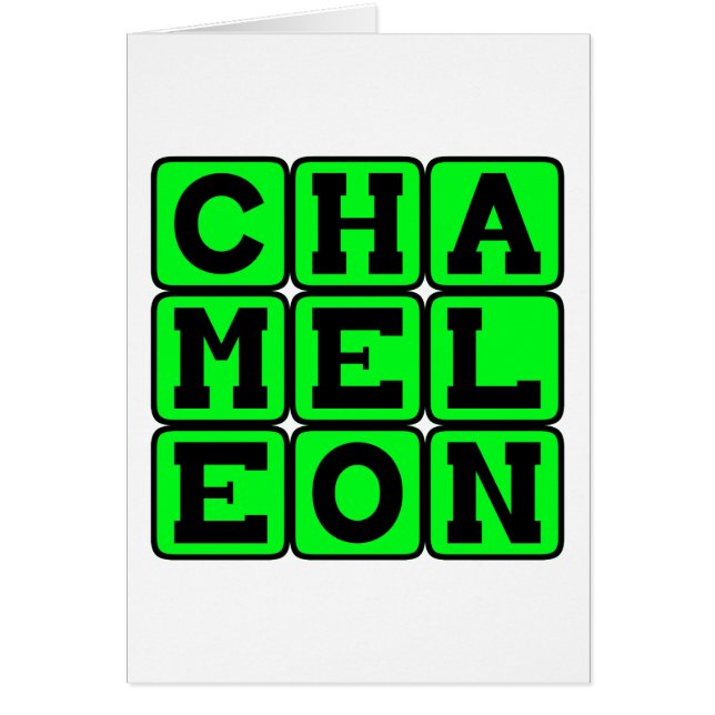 Chameleon, farbverändernde Eidechse (Vorne)
