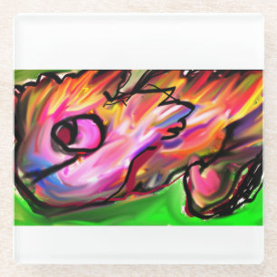 Chameleon fun glasuntersetzer