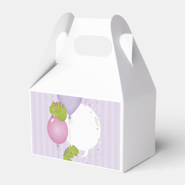 Chameleon Geburtstag Geschenkschachtel (Vorderseite)