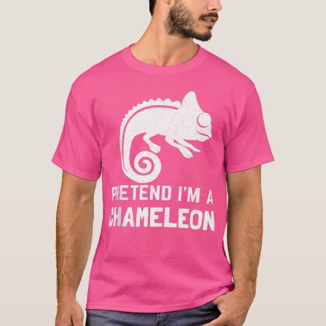 Chameleon Halloween Funny T-Shirt (Vorderseite)