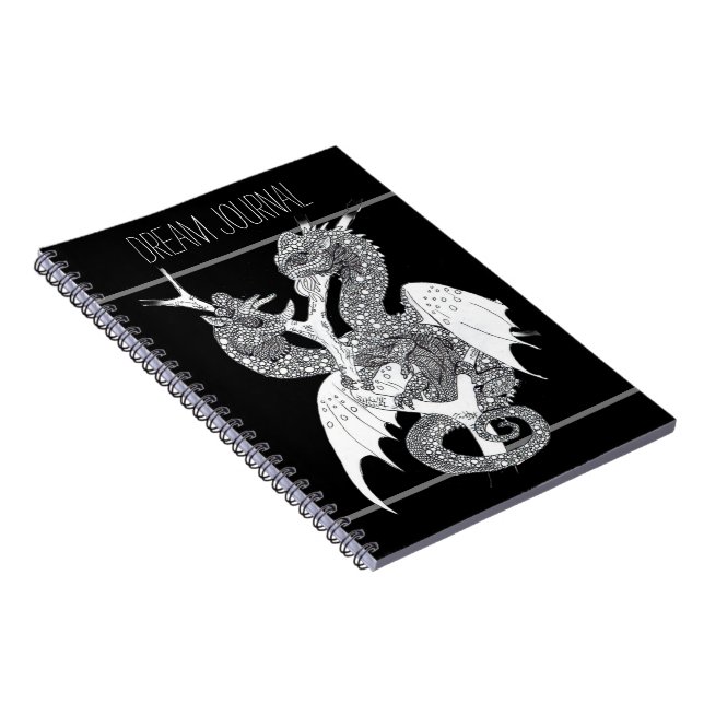 Chameleon Hydra Dragon Notizblock (Rechte Seite)