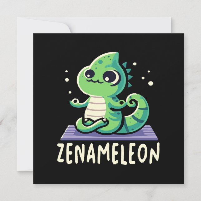 Chameleon Lover Einladung (Vorderseite)