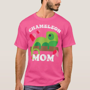 Chameleon Mama Zookeeper Lizard Reptiles Pets Cham T-Shirt