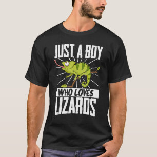 Chameleon nur ein Junge, der Lizards Reptiles Lieb T-Shirt
