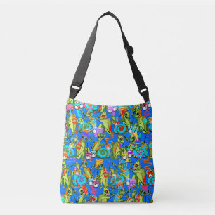 Chameleon Paint Party - Blaue Tasche