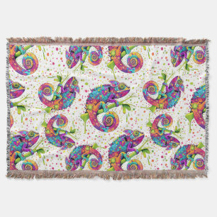 Chameleon Paint Stains Wasserfarbe Stil Decke