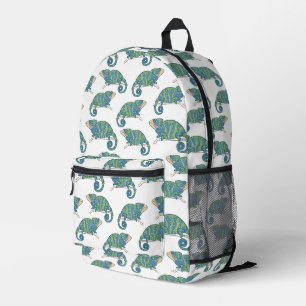 Chameleon Pattern Bedruckter Rucksack