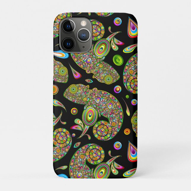 Chameleon Psychedelic Fantasy Case-Mate iPhone Hülle (Rückseite)