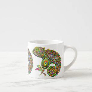 Chameleon Psychedelic Fantasy Espressotasse