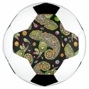 Chameleon Psychedelic Fantasy Fußball