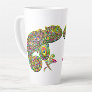 Chameleon Psychedelic Fantasy Milchtasse
