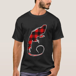 Chameleon Red Buffalo Kariert Lizard Matching Pj F T-Shirt