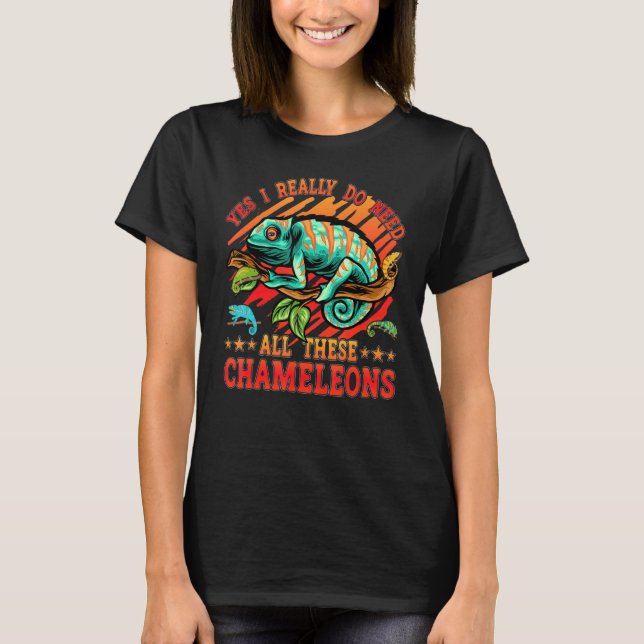 Chameleon  Saying 6 T-Shirt (Vorderseite)