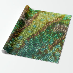 Chameleon Skin Texture Template Geschenkpapier