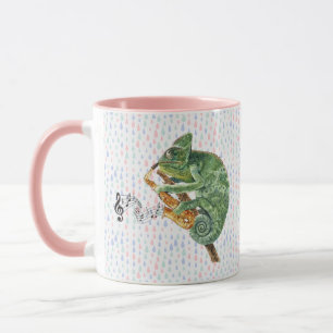 Chameleon spielt Blues in der sächsischen Tasse i