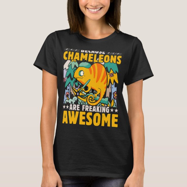 Chameleon Sprichwort 7 T-Shirt (Vorderseite)