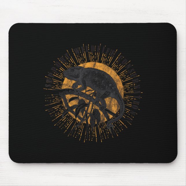Chameleon Wildlife Conservation Animal Reptile Lov Mousepad (Vorne)