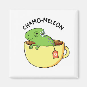 Chamo-meleon Animal Tee Pun Magnet