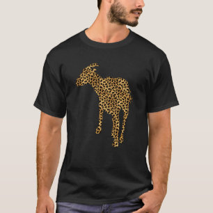 Chamois Leopard Print Goat T-Shirt