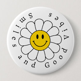Chamomile Blume Funny Niedlich Trendy Floral Desig Button