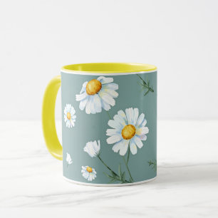 Chamomile-Blume-Muster Tasse