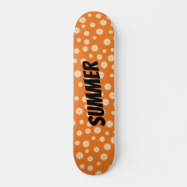 Chamomile-Blume Skateboard (Vorne)
