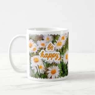 Chamomile Blume Tasse, Geburtstagsgeschenk sei glü Kaffeetasse