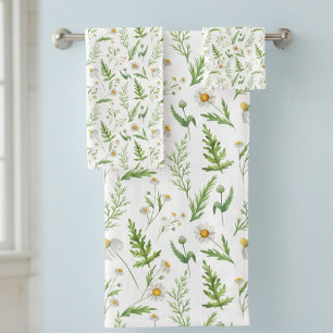 Chamomile Fleur Botanique Rustique Motif