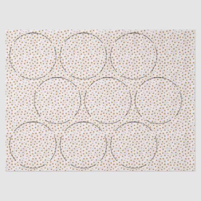 Chamomile Mason Jar Lid Label Seidenpapier (Vorderseite)