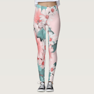 Chamomile Wasserfarbe: Nahtloses Blumendesign Leggings
