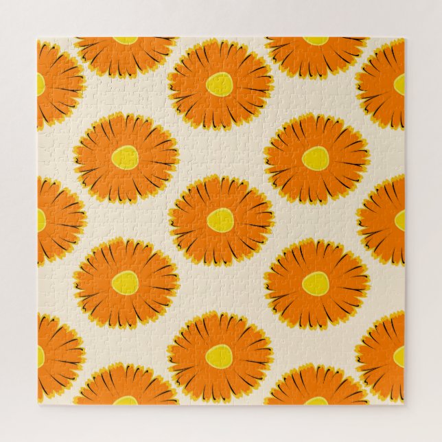 Chamomiles: Vintages Muster. (Vertikal)