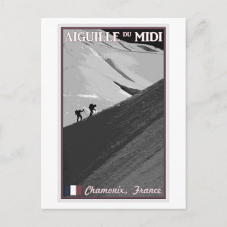 Chamonix - Aiguille du Midi Arete Postkarte
