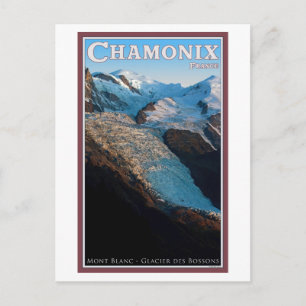 Chamonix - Bossons-Gletscher Postkarte